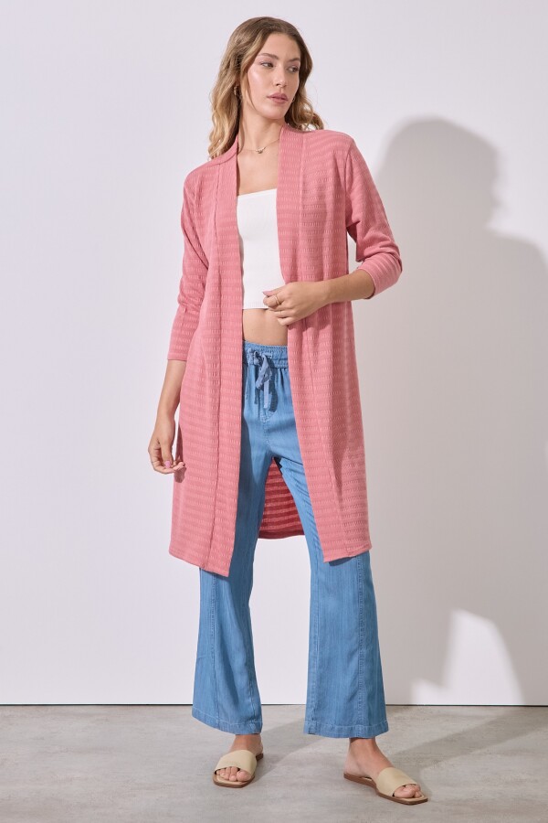 Cardigan Texturado ROSA