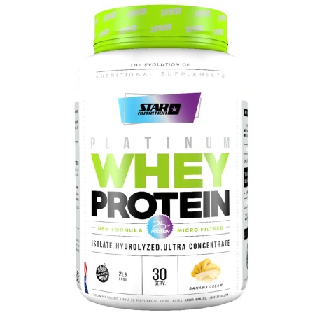 Star Nutrition Premium Whey Protein 2lb Banana