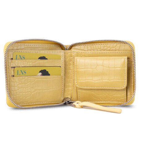 Billetera Candela Croco Maíz