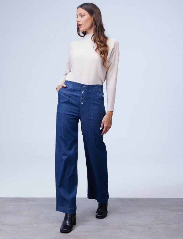 Pantalon Tencel Wide JEAN