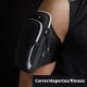 Estuche Porta Celular Brazalete Brazo Correr Runner Caminar Color negro con gris