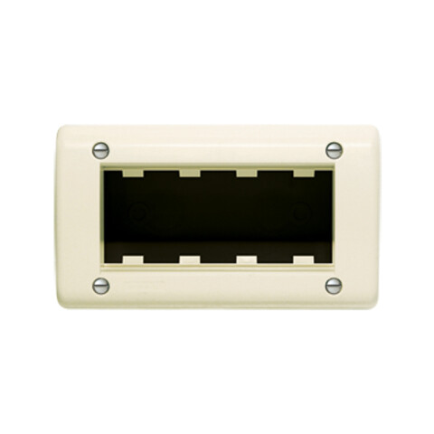 Caja exterior para 4 módulos marfil - Ave C55615