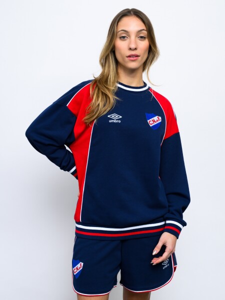 BUZO VENTURE Nacional Mujer Azul Marino, Rojo, Blanco