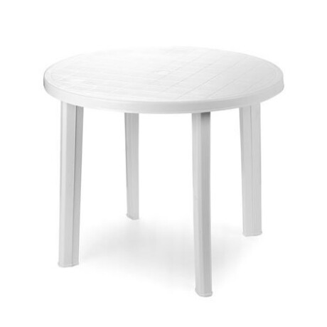 Mesa De Plástico Redonda 90cm Tondo Blanca Mesa De Plástico Redonda 90cm Tondo Blanca