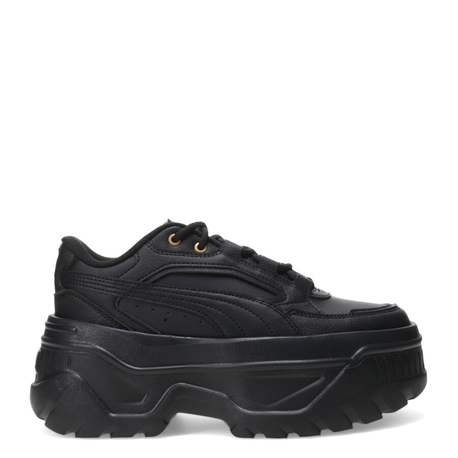 Championes de Mujer Puma Femenino Karmen x Negro - Dorado