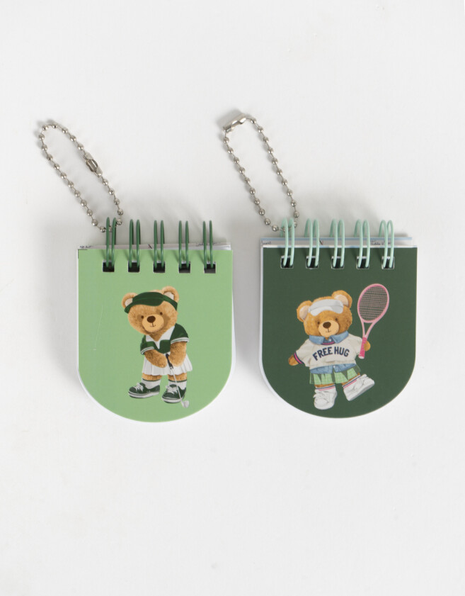 Anotadores Cuadernos y Memos Estampados Set De 2 Mini Memos Para Compartir - Combinacion Multicolor