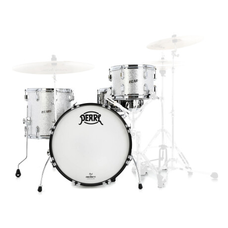 Bateria Pearl President Deluxe Silver Sparkle 4c B20 Con Redoblante Psd1455 Bateria Pearl President Deluxe Silver Sparkle 4c B20 Con Redoblante Psd1455