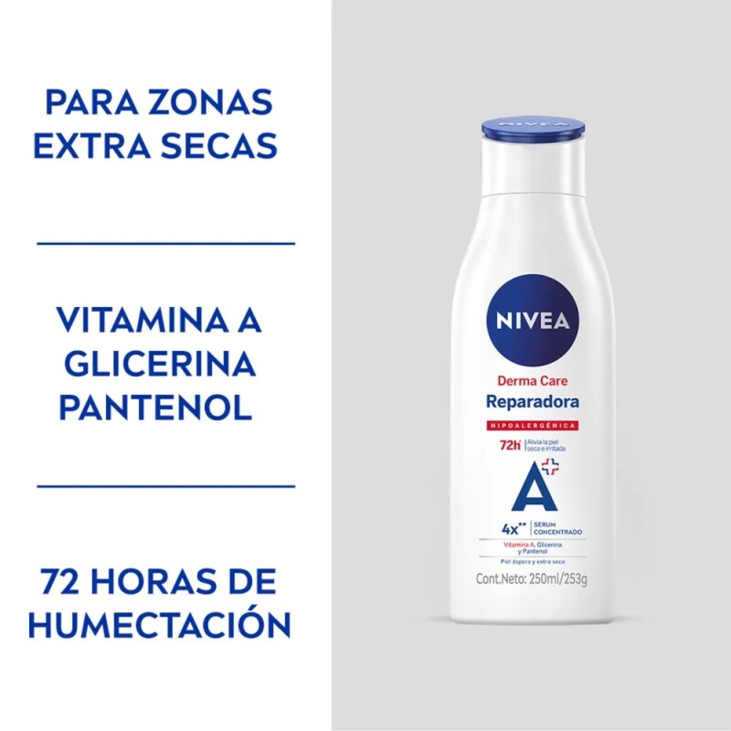 Nivea Derma Care Reparadora 250 Ml. Nivea Derma Care Reparadora 250 Ml.