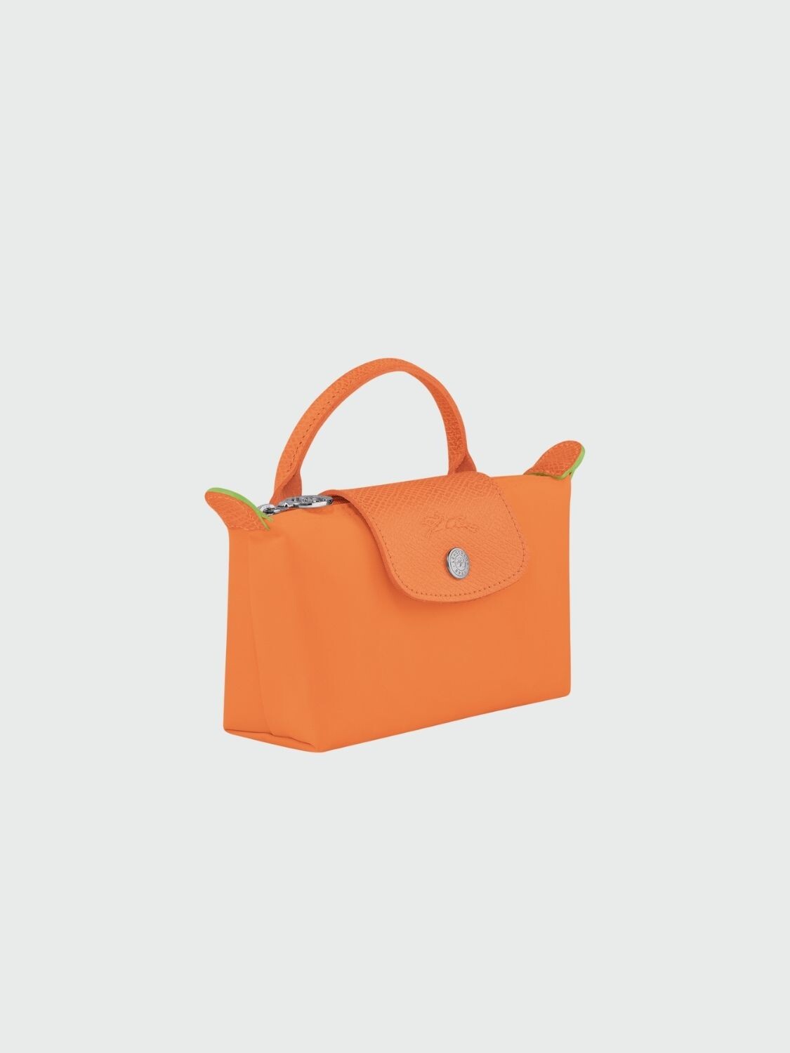 Longchamp -Neceser, Le Pliege Green Naranja