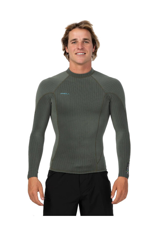 Chaqueta HyperX 1.5mm - Reversible LS Crew - Wetsuit Top - Verde Chaqueta HyperX 1.5mm - Reversible LS Crew - Wetsuit Top - Verde