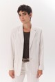 BLAZER LINO RAYAS NATURAL