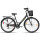Bicicleta de paseo Baccio Liberty 6V Vintage rodado 26 con 6 cambios, canasto y parrilla Negra