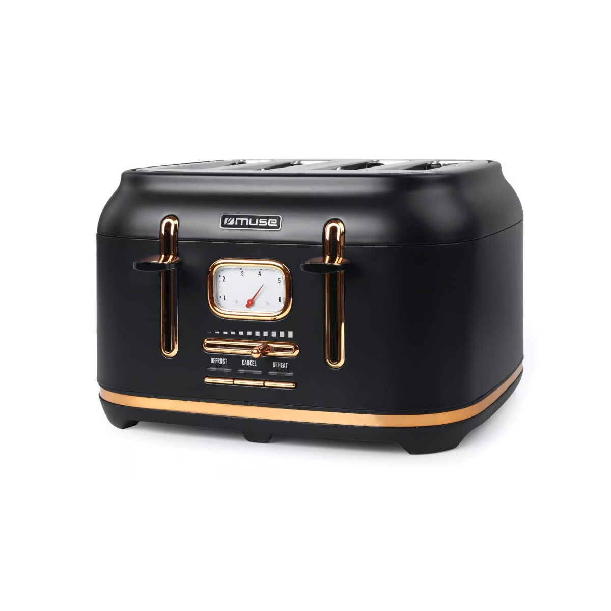 TOSTADORA MUSE MS131BC PARA 4 PANES COLOR NEGRO 