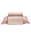 Juego Colcha y Funda Dohler Provenza 1 Plaza 100% Microfibra Salmon