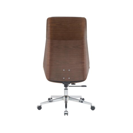 ASIENTO GERENCIAL ALTO MADERA-Y-PU NEGRO ZEN