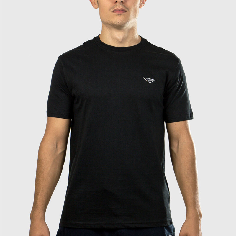 Pony Hombre Camiseta Crew Neck Negro Negro