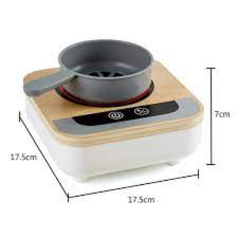 Anafe de mesa de madera con ventilador Anafe de mesa de madera con ventilador