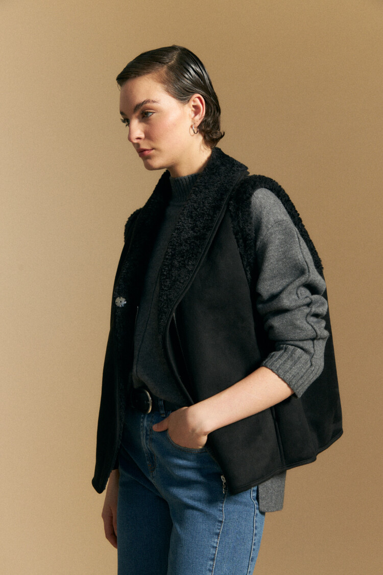 CHALECO MELVINE Negro