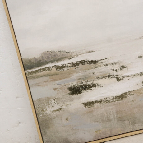 CUADRO DRIFT II, 60X60 NATURAL/BEIGE PAPEL E1P253701