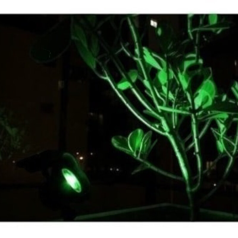 Foco Solar Jardín con Estaca Verde Foco Solar Jardín con Estaca Verde