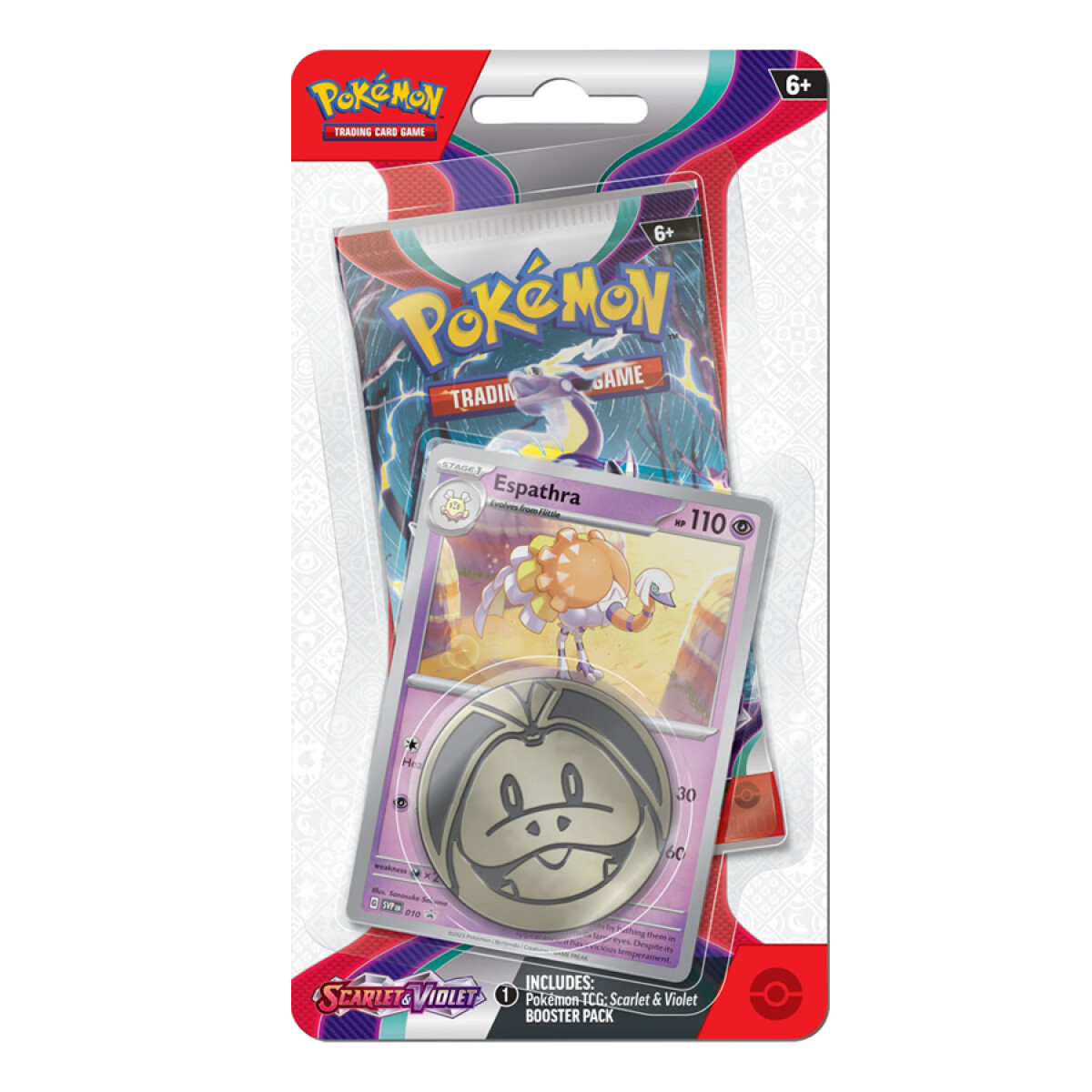 Pokémon TCG: Scarlet & Violet Booster + Coin Pack [INGLES] 