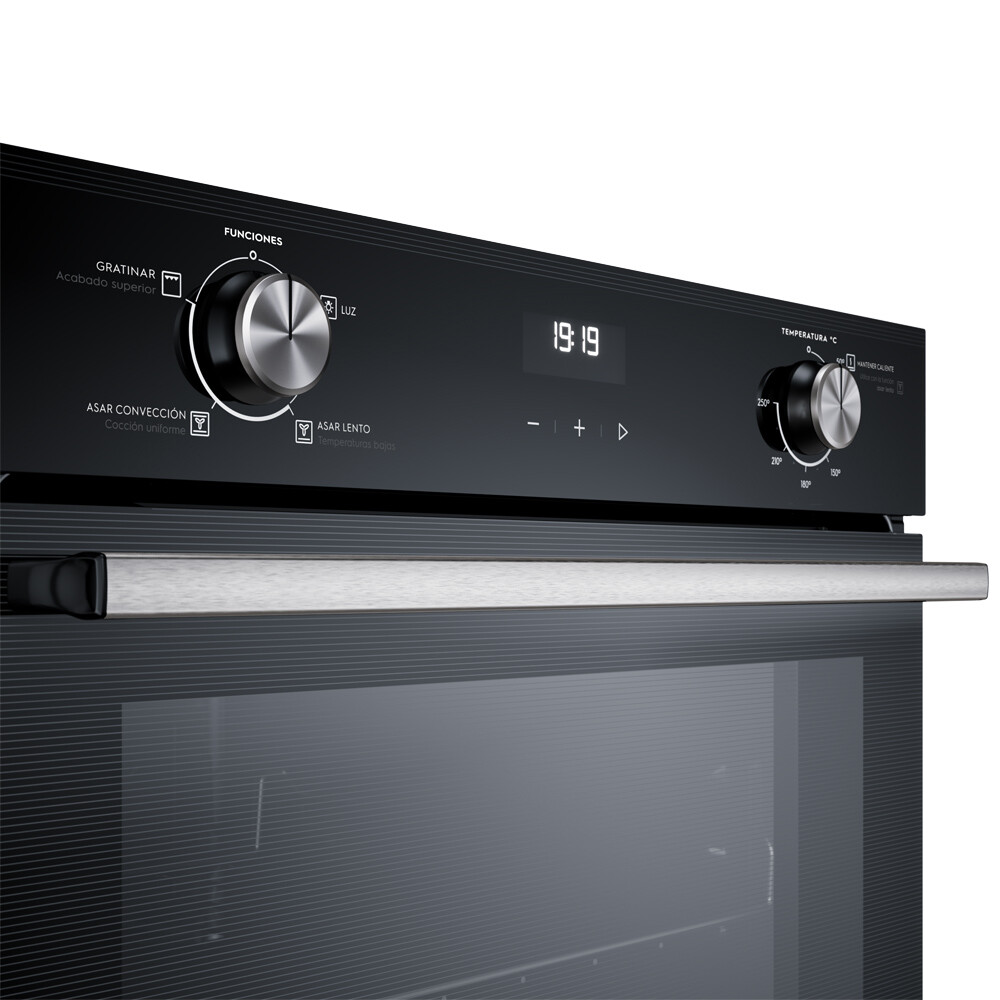 Horno de Empotrar Eléctrico 50Lts Negro