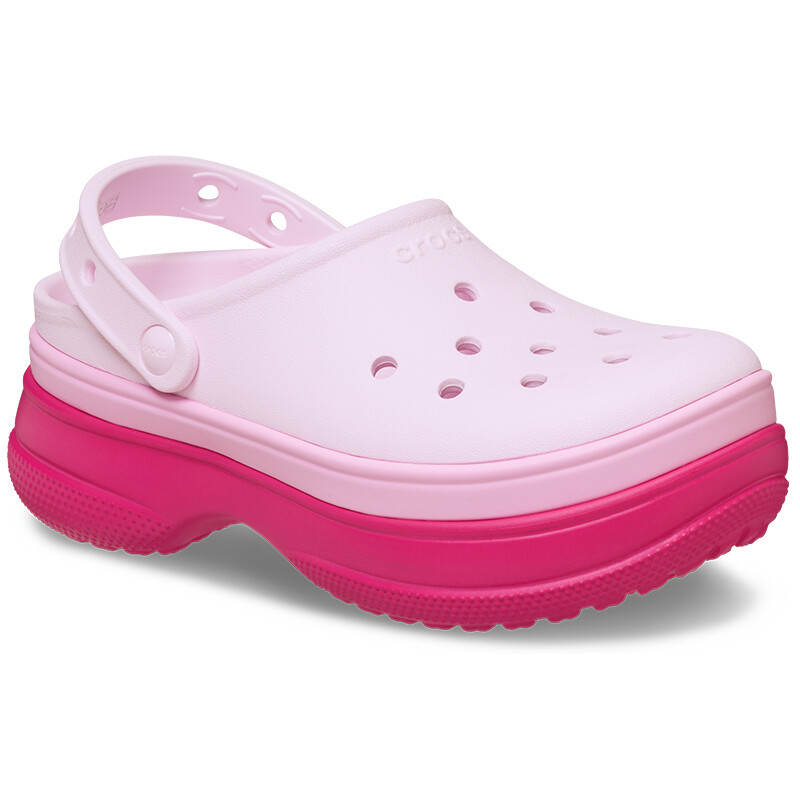 Classic Stacked Clog Rosado
