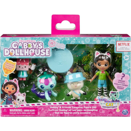 Gabby's Doll House Friends Figures Pack-Camping Gabby's Doll House Friends Figures Pack-Camping