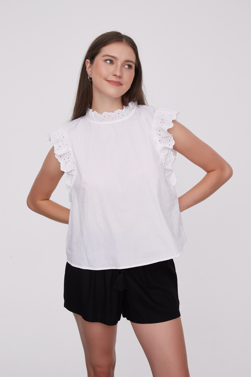 Blusa Kolkata Blanco