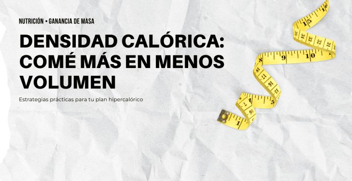 Cómo aumentar la densidad calórica