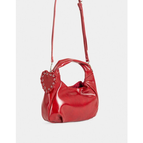 Bandolera Tachas Rojo Rojo Burdeaux