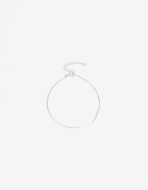 Pulseras Flexibles Metal Pulsera Plata 925 - Plateado