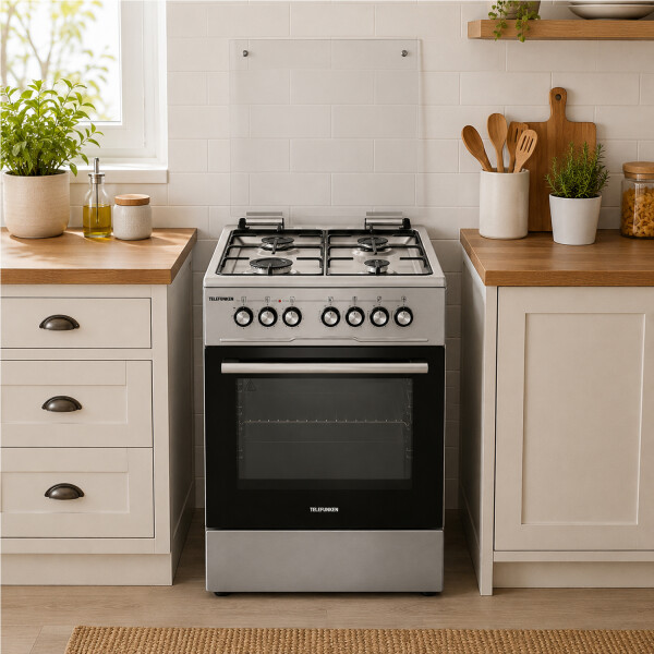 Cocina Combinada Turca Telefunken 4h Convector COCINA COMBINADA TELEFUNKEN 4H TLF6060IN