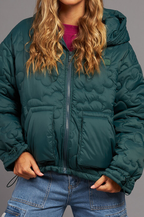 CAMPERA FLERA RUSTY Verde Oscuro