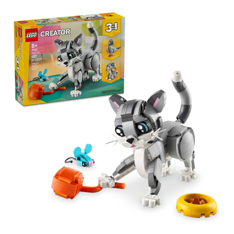 Lego Creator 3en1 Gato juguetón 31163 Lego Creator 3en1 Gato juguetón 31163