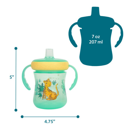 Set x2 vasos entrenamiento con asas Rainforest