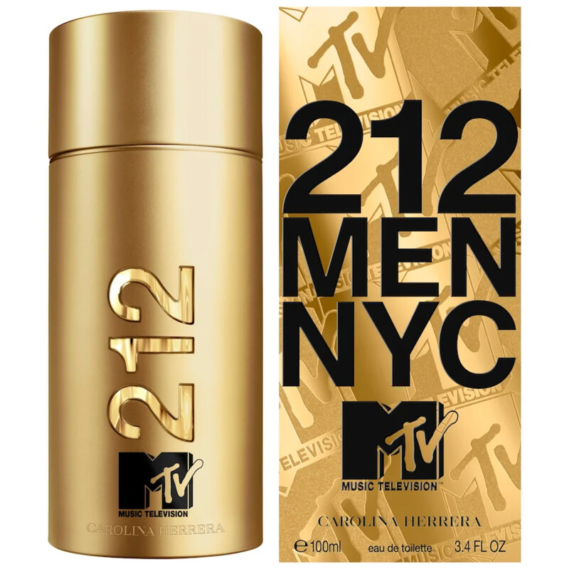Perfume Carolina Herrera 212 NYC Men MTV EDT 100ml Original Perfume Carolina Herrera 212 NYC Men MTV EDT 100ml Original