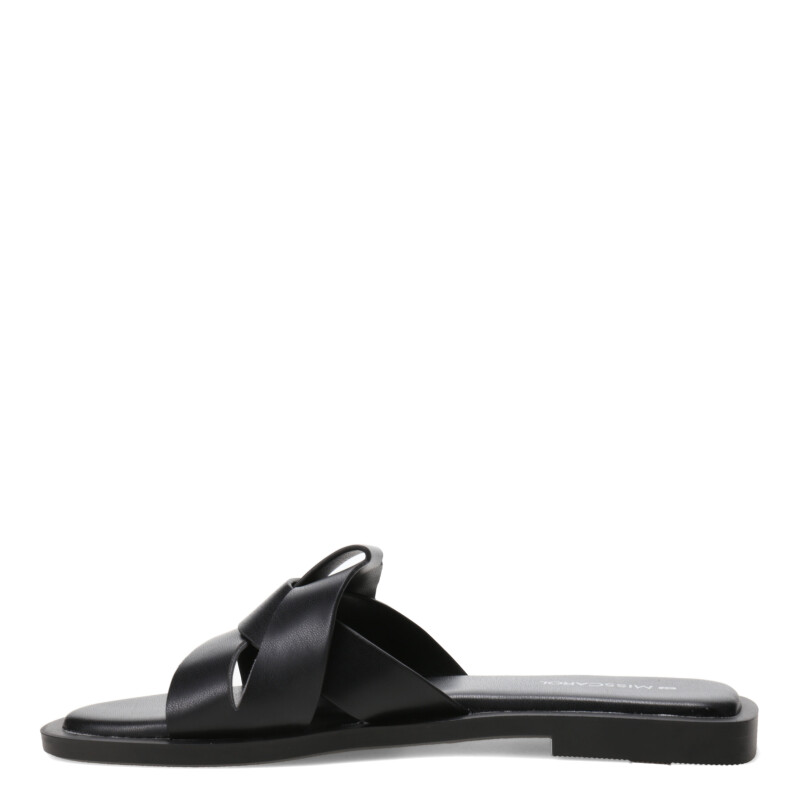 Sandalia de Mujer Miss Carol NOXI chata estilo flat Negro