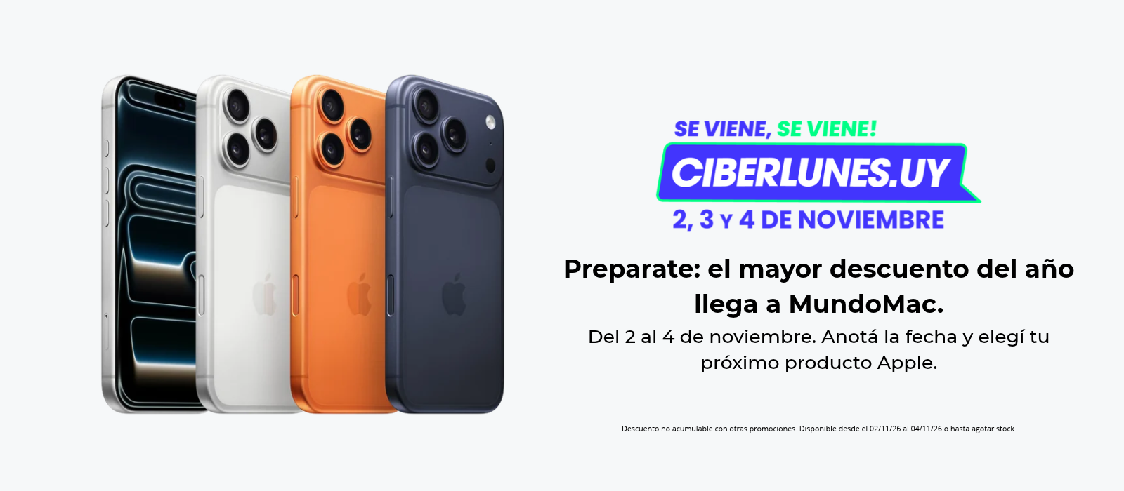 Ciberlunes, Apple, iPhone 18, iPad, MacBook Neo, AirPods,