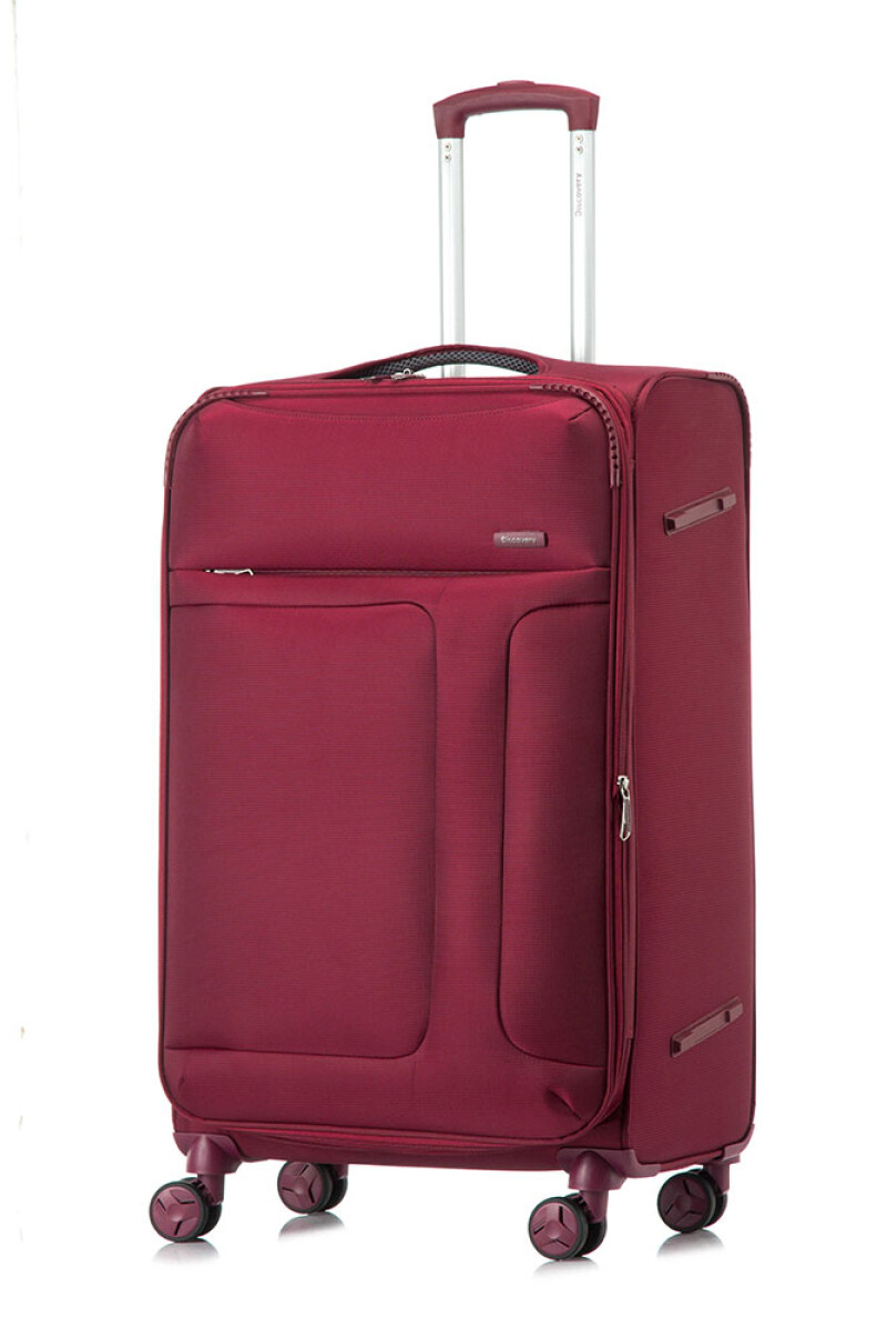 Valija de tela expansible Discovery - Grande 28" Bordeaux