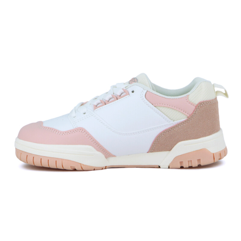 Avia Zapatilla Mujer Casual Cordelia - White/pink Blanco-rosado