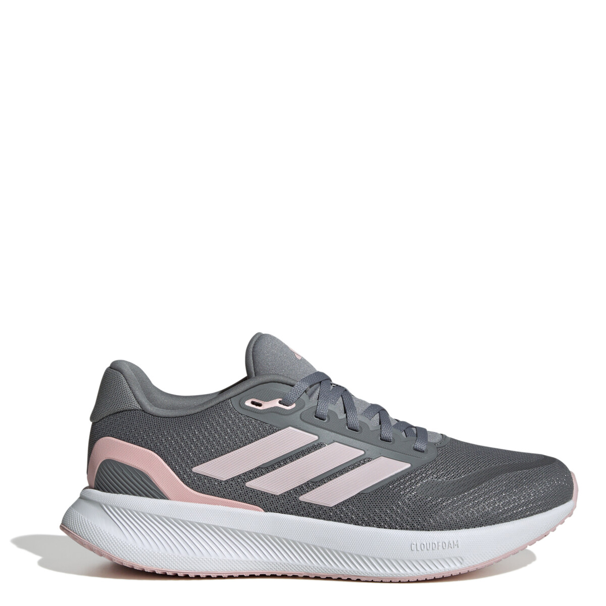 Championes Unisex Adidas Run Falcon 5 Adidas - Gris - Rosado 