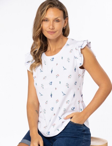 REMERA ESTAMPADA Blanco