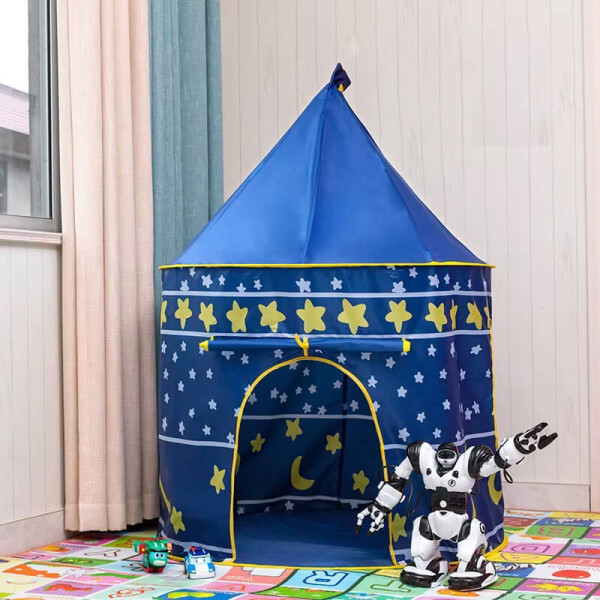 Carpa Infantil IMBACK IBK-CAR002 | Castillo Princesa o Espacial, 135 x 105 cm, Plegable y Resistente Azul Carpa Infantil IMBACK IBK-CAR002 | Castillo Princesa o Espacial, 135 x 105 cm, Plegable y Resistente Azul