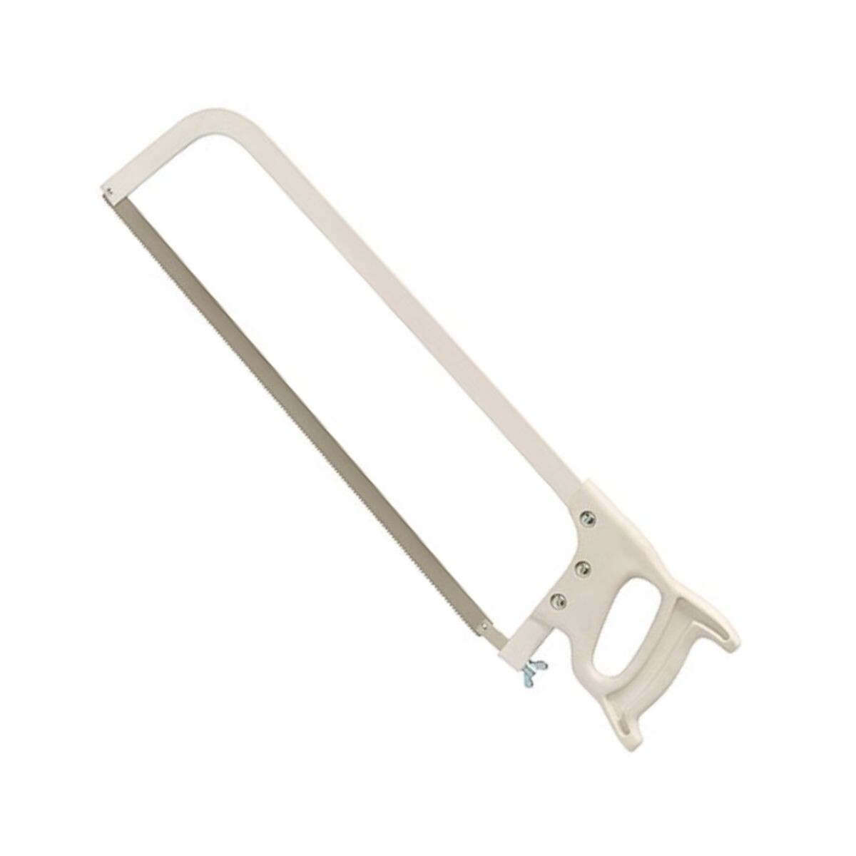 SIERRA CARNICERO TRAVADA BLANCA MANGO PLASTICO Sierra Carnicero Travada Blanca Mango Plastico