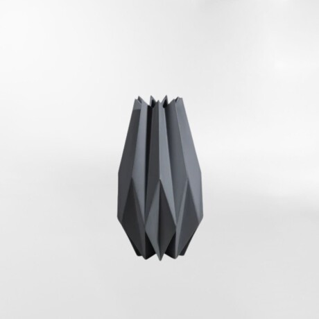 DECORACION ORIGAMI Gris - Large