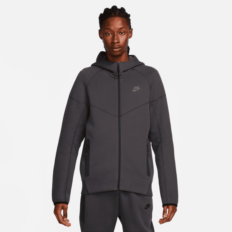Abrigo Tech Fleece Windrunner de Hombre Negro