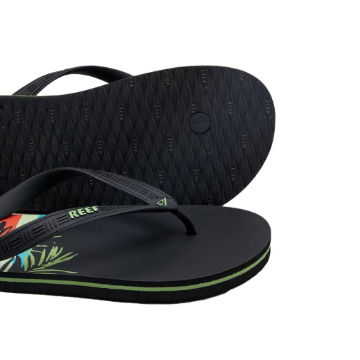 Ojotas Reef Seaside Prints Retro Horizon - Negro Ojotas Reef Seaside Prints Retro Horizon - Negro
