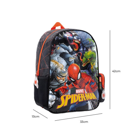 Mochila Básica De Marvel Spider-man Villanos 42x33 Mochila Básica De Marvel Spider-man Villanos 42x33