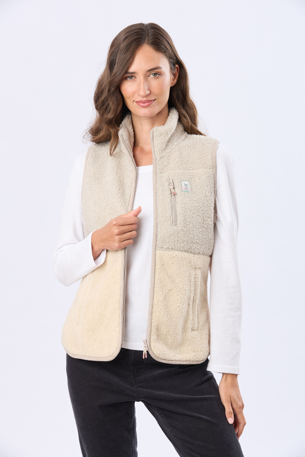 CHALECO DE SHERPA Gris